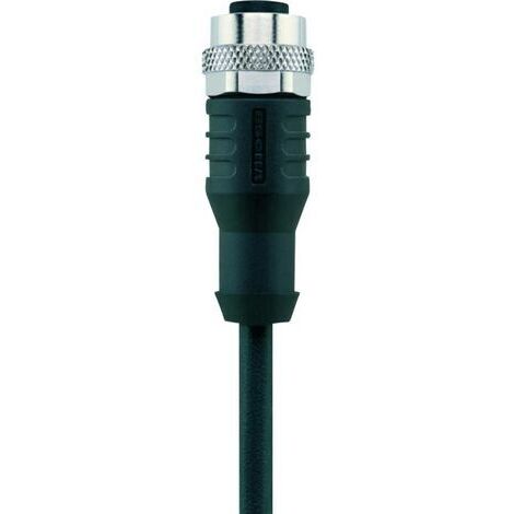 Câble M12 pour capteurs/actionneurs Automation Line Escha AL-WAK4-2/S370 8043811 Pôle: 4 Contenu: 1 pc(s)