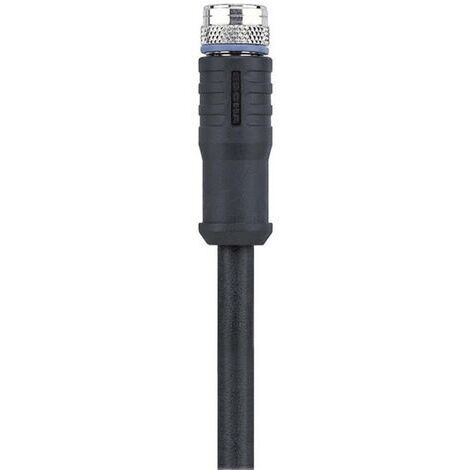 Câble M8 pour capteurs/actionneurs Automation Line Escha AL-SKPS4-2/S370 8046204 Pôle: 4 Contenu: 1 pc(s)
