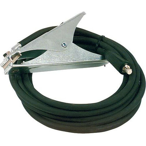 Cable masse 25qmm, 5 metres avec embout 9mm/200A