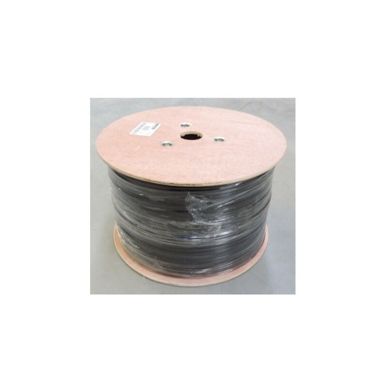 Id Cables - Câble meplat 4x0.089mm awg 28 noir (Touret de 1000m) pour liaisons téléphoniques modular jack CPLUG4NR10