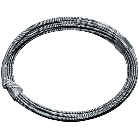 Câble métallique en acier inoxydable Ø 2,0 mm – Longueur 30 m – Construction 7 x 7 – Force de rupture 2,25 kN pour applications industrielles