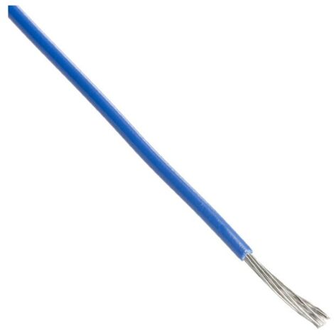Câble métallique ETFE unipolaire 24 AWG 600V Bleu