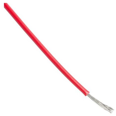 Câble métallique MPPE unipolaire 28 AWG 300V Rouge