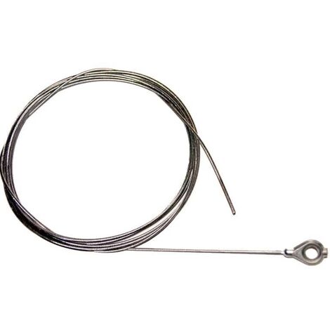 Câble métallique souple 2500mm – Œillet 6,35mm intérieur – Charge maximale 100kg – Pour chantiers humides