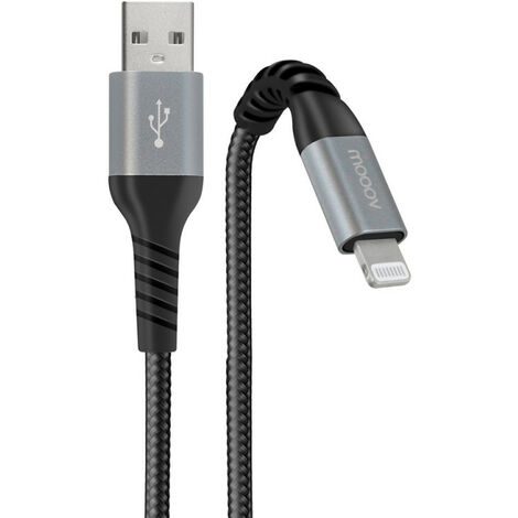 chargeur voiture 2,4A + cable de charge USB type C1,2M pour