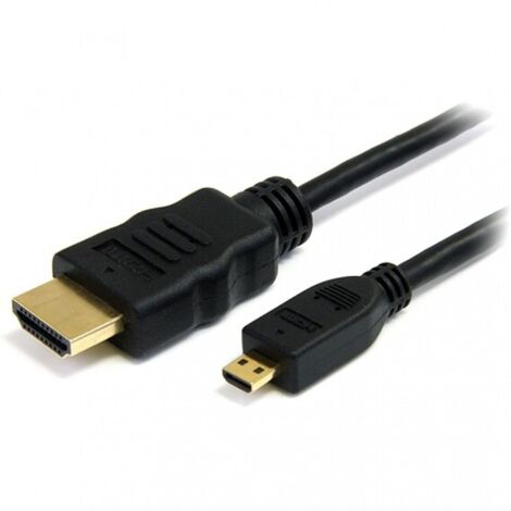Cable Micro HDMI Nanocable 10.15.3501/ HDMI Macho - Micro HDMI Macho/ 0.8m/ Negro