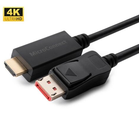 Câble MicroConnect 4K DisplayPort 1.4 - HDMI 2.0 1