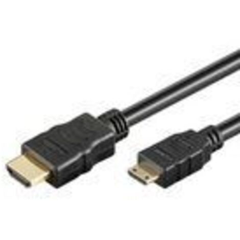 Cable mini HDMI MicroConnect de alta velocidad, 1,5 m, 4K2K a 30 Hz, conectores dorados, HDM1919C1.5