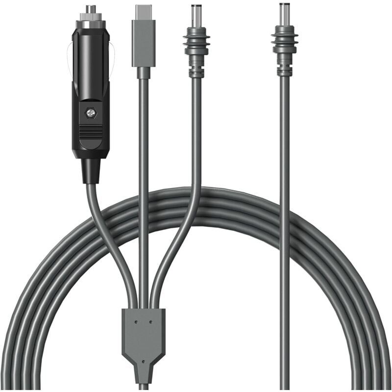 Coocheer - Câble mini Starlink 3 en 1 5 m usb-c haute vitesse, chargeur de voiture, câble de remplacement cc vers cc pour mini-batterie externe