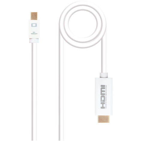 Cable MiniDisplayPort A HDMI BLANCO 5m
