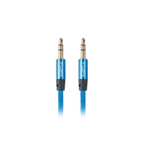 Câble minijack lanberg 3.5mm m/m 3 pin 3m premium blue