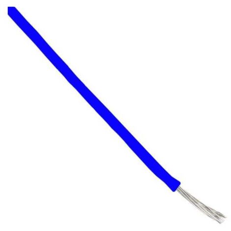 Câble monoconducteur en FEP homologué VDE Sec. 0,25 mmq Bleu