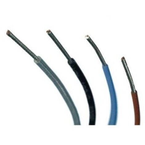 Câble monoconducteur en FEP homologué VDE Sec. 0,35 mmq Bleu