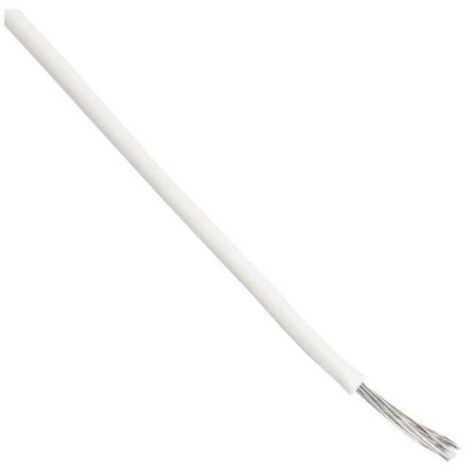 Câble monoconducteur EN50306-2 sec. 0,50 mmq Blanc