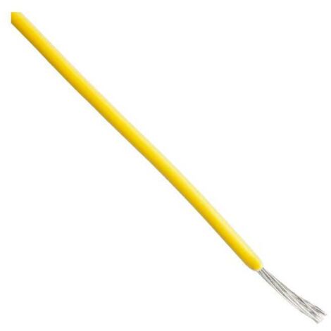 Câble monoconducteur EN50306-2 sec. 0,50 mmq Jaune