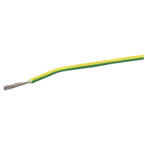 Câble monoconducteur style 3644 SIF sec. 1,50 mmq Jaune/Vert