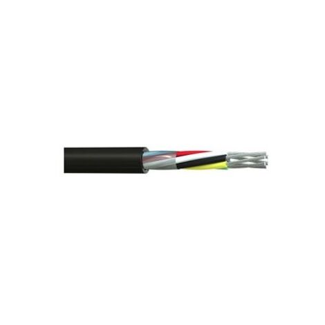 Câble multiconducteur RS PRO, 36 x 0,22 mm², gaine PVC Noir, 25m ( Prix pour Bobine de 25 )