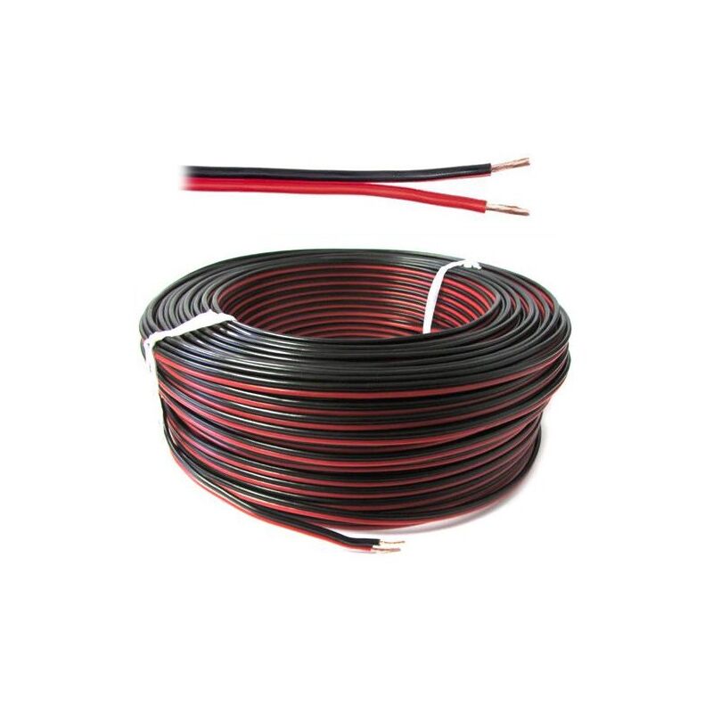 

Cable multipolar Plano sección 2x0,35 mmq Rojo Negro
