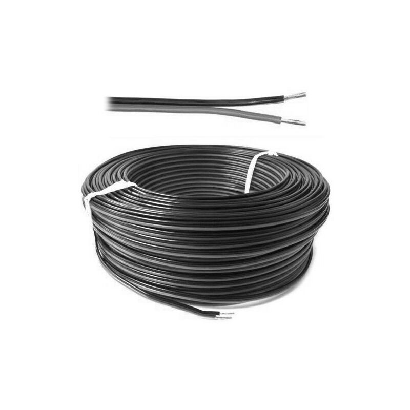 

Cable multipolar Plano sección 2x1,5 mmq Gris Negro