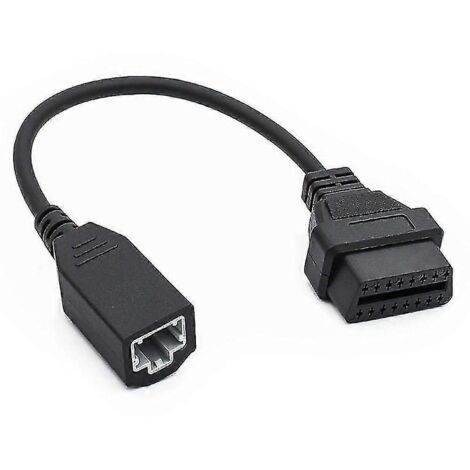 Câble OBD2 pour adaptateur OBD1 3 broches, adaptateur OBD2/OBDII pour connecteur 3 broches vers 16 broches, outil de diagnostic compatible