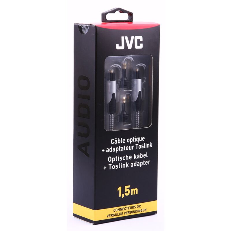 JVC - cable optique 1,5M Câble numérique optique,Longueur 1.5 m