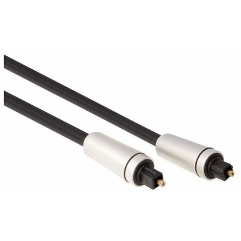 Cable Optique - Connecteur Toslink Vers Connecteur Toslink / Professionnel / 1 50 M / M-m / Doré