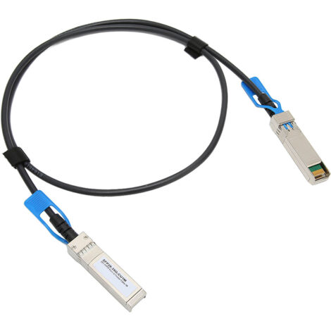 Câble Optique Direct Attach SFP28 25G 1m, Compatible Plug & Play, Haute Performance pour Réseaux