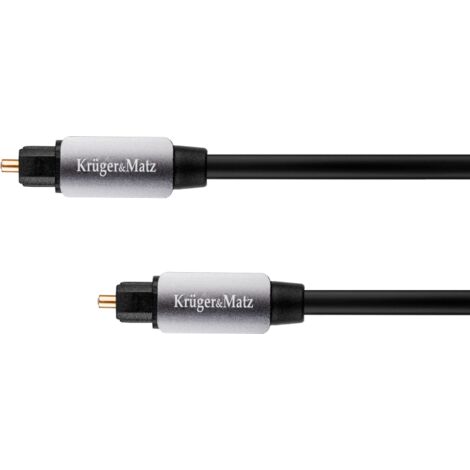 Câble optique Toslink Kruger&Matz KM0319 de 1 m