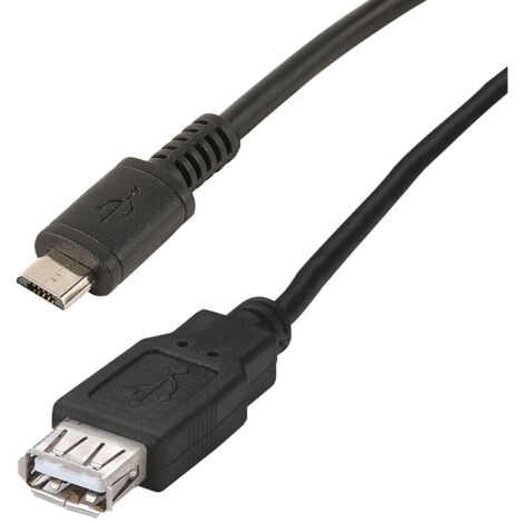 CABLE OTG MICRO USB MALE / USB-A FEMELLE Câble OTG Micro-USB Mâle vers USB-A Femelle