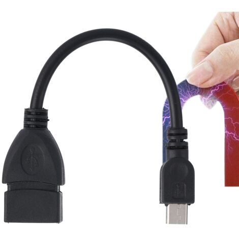 Câble OTG Micro USB vers USB Femelle pour Téléphone Android Mini