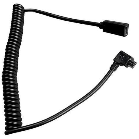 Câble OTG Type C vers Micro USB Femelle Mâle pour Synchronisation et Charge Inverse