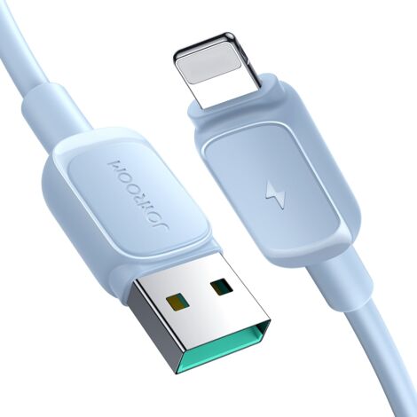 Cable para iPhone USB-A - Lightning 2.4A 1.2m azul