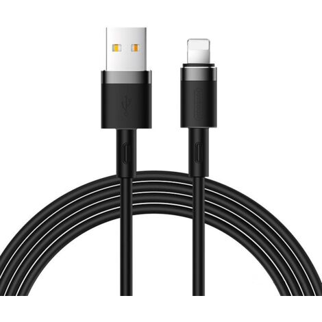 Cable para iPhone USB - Lightning 2.4A 1.2m negro
