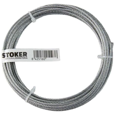 Cable para persianas stoker acero 2 mm 6 m galvanizado