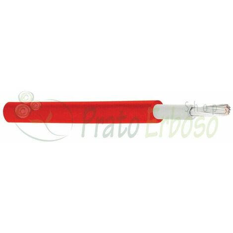 Cable para sistemas fotovoltaicos rojo 1 X 4 mm2
