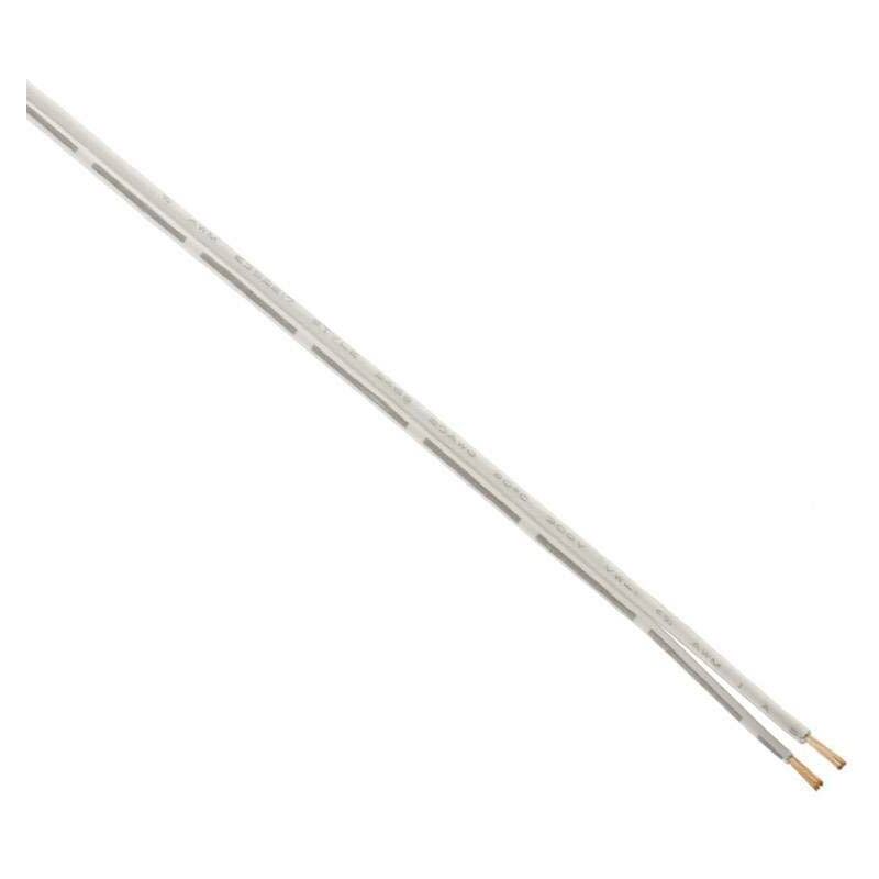 Ledbox - Câble parallèle 2x0,50mm, 1m, blanc