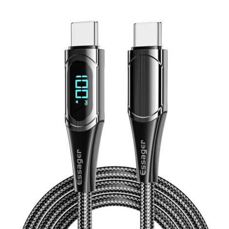 câble PD 100W USB type-c pour recharge rapide, cordon de chargeur pour téléphone Xiaomi POCO3 Samsung Huawei MacBook iPad