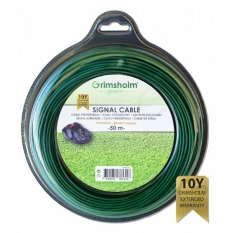 Câble périmétrique Grimsholm pour robot tondeuse 50m diamètre 2,5mm