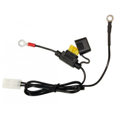 Câble permanent avec fusible pour chargeur de batterie
