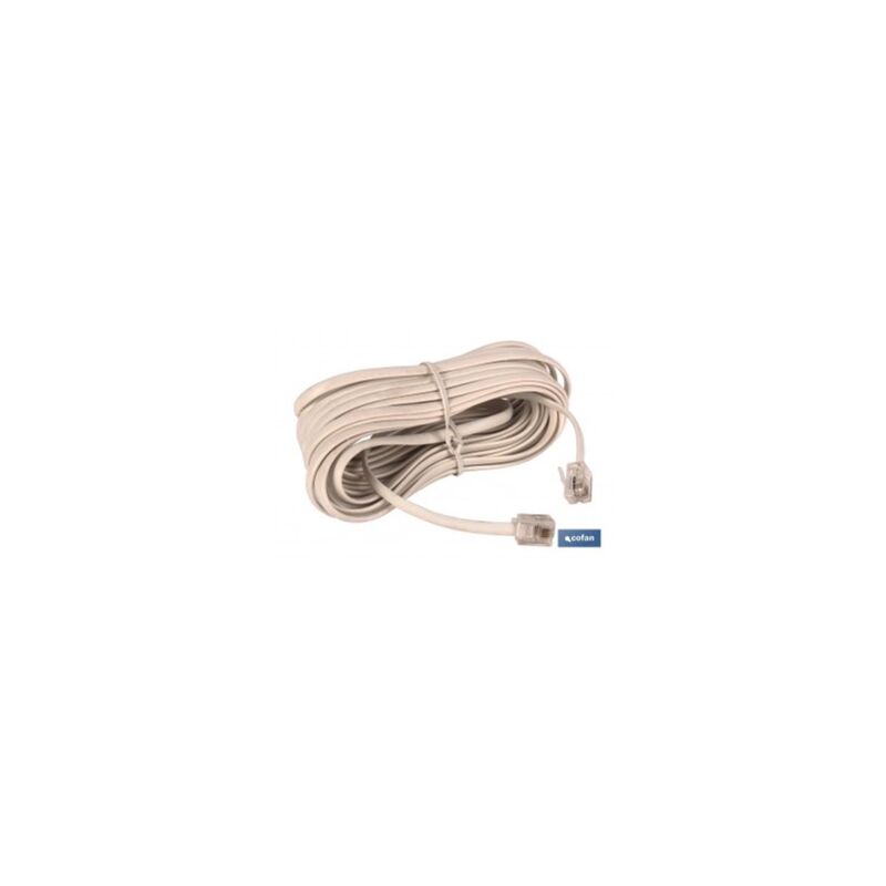 

Cable plano telefono con tomas 45m