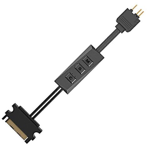 Câble pour bande lumineuse ARGB 5V à 3 broches, répartiteur 1 vers 4 ou 6, cordon RGB ARGB FS 35 cm/13 pouces - RC ARGB
