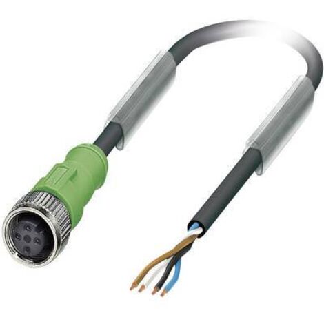 Câble pour capteurs/actionneurs Phoenix Contact SAC-4P- 5,0-PUR/M12FS 1668124 Contenu: 1 pc(s) D16814