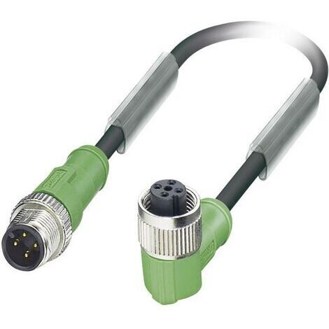 Câble pour capteurs/actionneurs Phoenix Contact SAC-4P-M12MS/1,5-PUR/M12FR 1668496 Contenu: 1 pc(s)