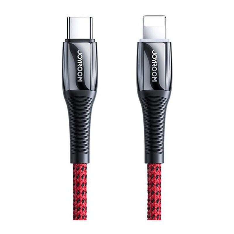 Câble pour iPhone USB-C - Lightning Power Delivery 20W 2,4A 1,2m rouge