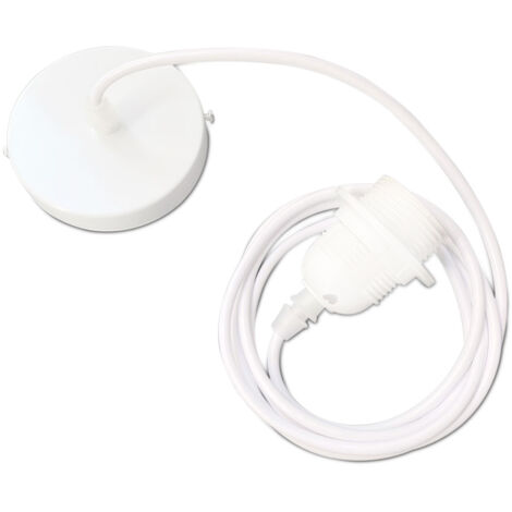 Câble pour Lampe Suspendue - 2 Mètres - Sil Blanc
