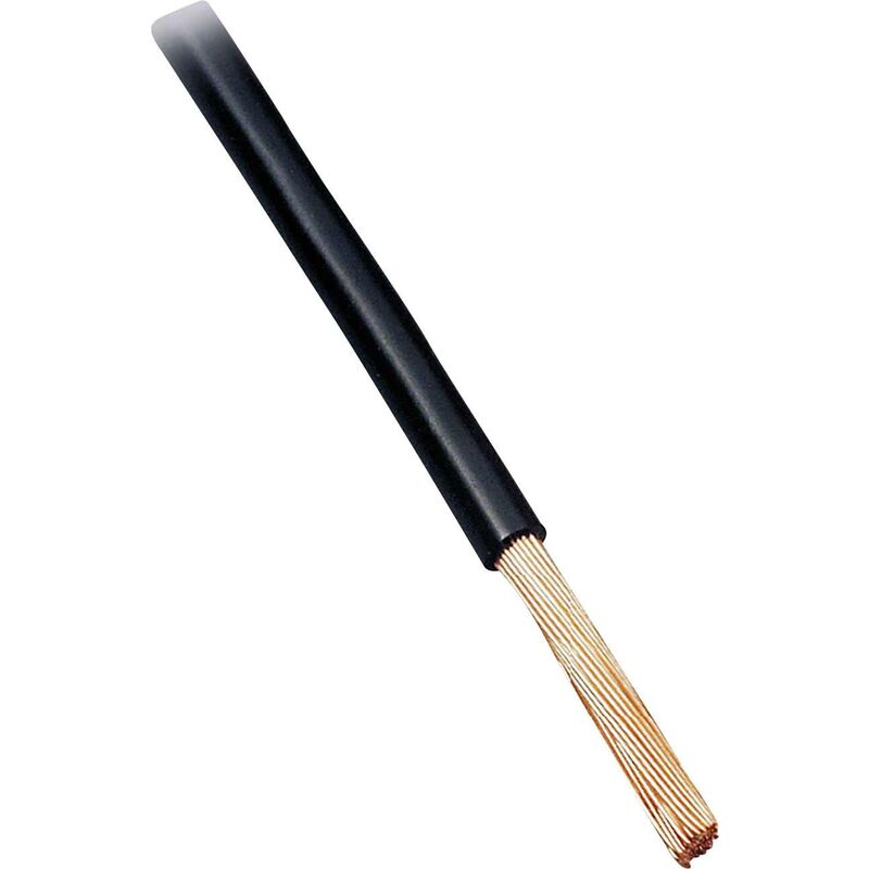 1503028/50 Câble pour l'automobile flry-b 1 x 6 mm² noir 50 m S166591 - Bkl Electronic