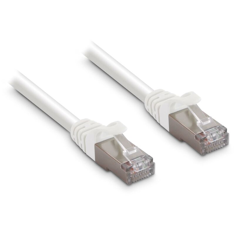 

Metronic 495531 - Cable prolongador latiguillo RJ45 CAT7 Ethernet macho / macho recto, 1,5mts blanco