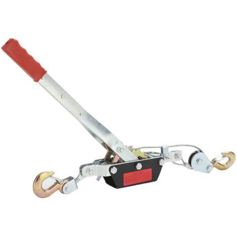 Cable Puller 2 Ton Heavy Duty Hand Winch Manual Hook Cable Puller 4000lbs Car for Construction Highway Bridge Metallurgy