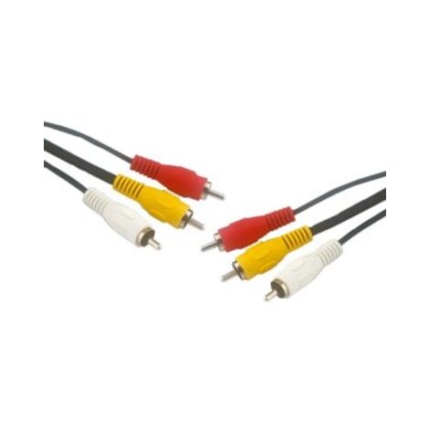 Cable RCA 3 Machos A 3 RCA Machos 5m