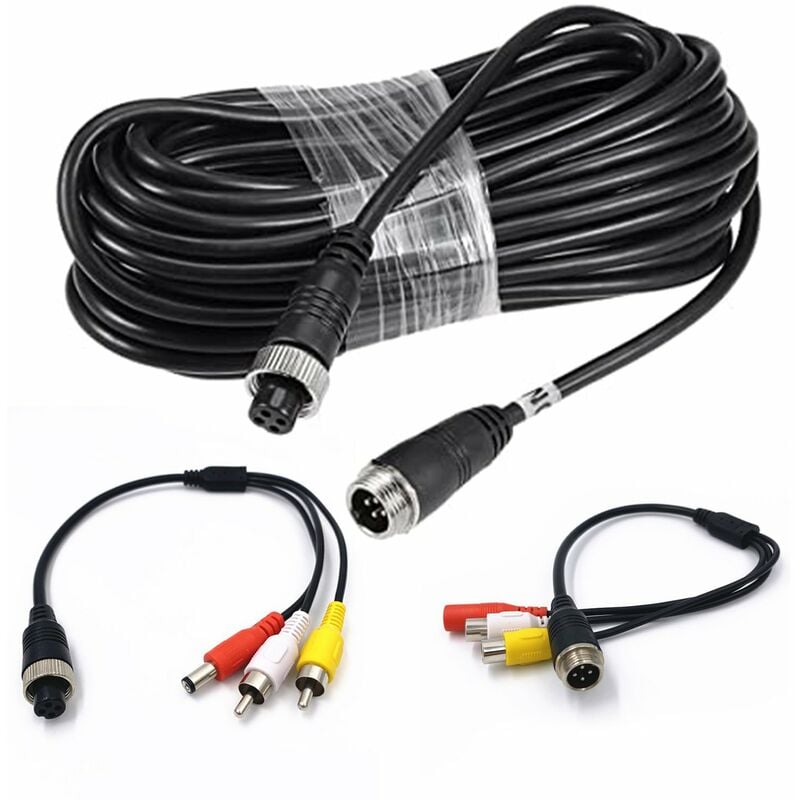 Yatek - Câble rca 30m pour kits de vue arrière EL81030